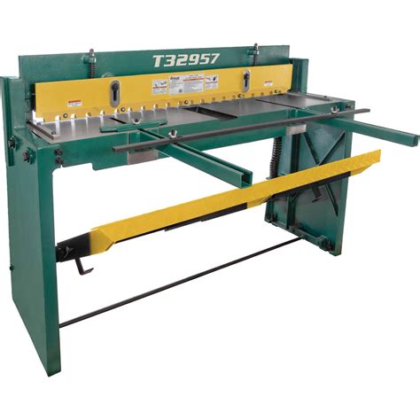 grizzly 52 sheet metal shear|grizzly metal shear 52.